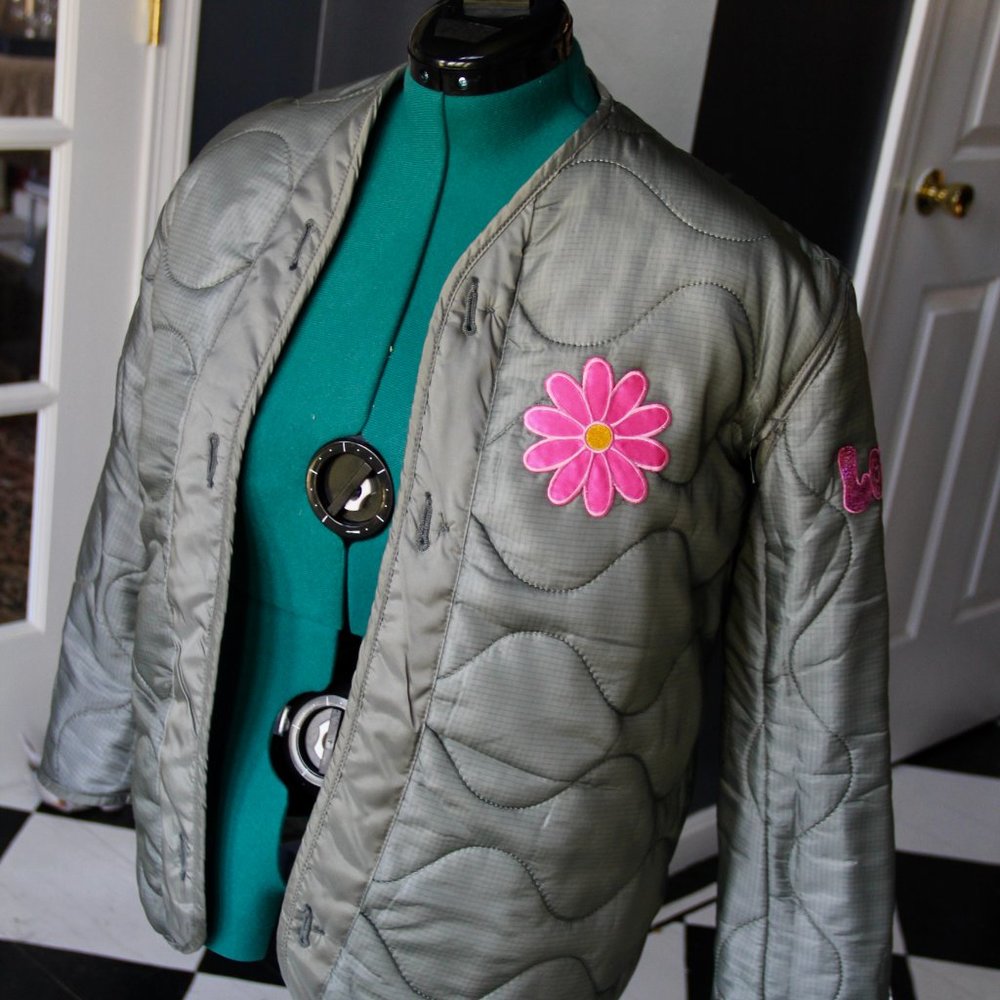 Up-Cycled Quilted Jacket - image 3